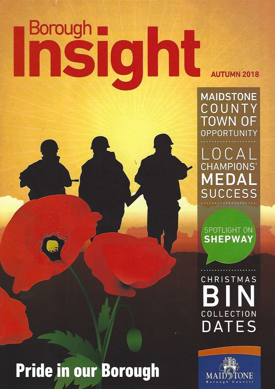 The cover of Maidstone Borough Council's Insight magazine has been criticised (5308859)
