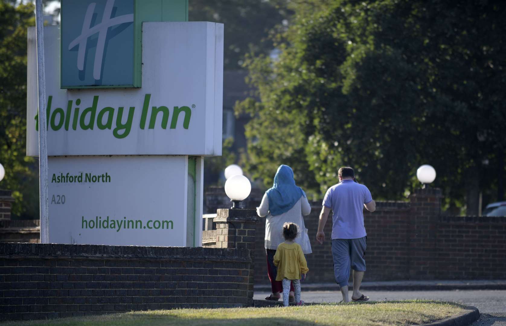 The Home Office is using Hothfield's Holiday Inn as a temporary holding centre for refugees. Picture: Barry Goodwin