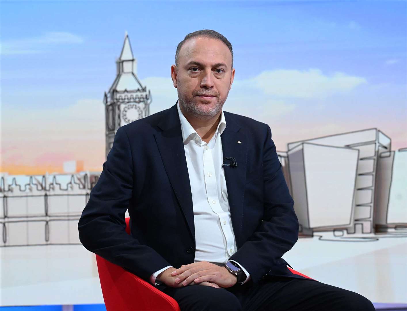 Ambassador Husam Zomlot, head of Palestinian Mission to the UK (Jeff Overs/BBC)