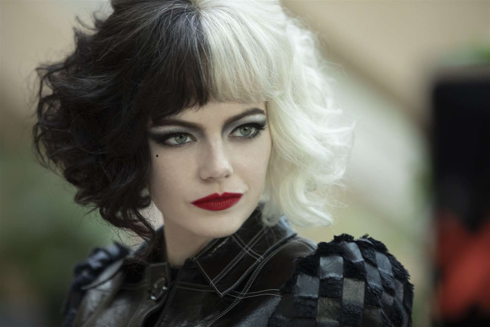 Emma Stone as Cruella. Picture: PA Photo/© 2021 Disney Enterprises, Inc.