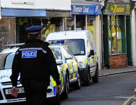 Raid on a Thomas Cook in Sandwich