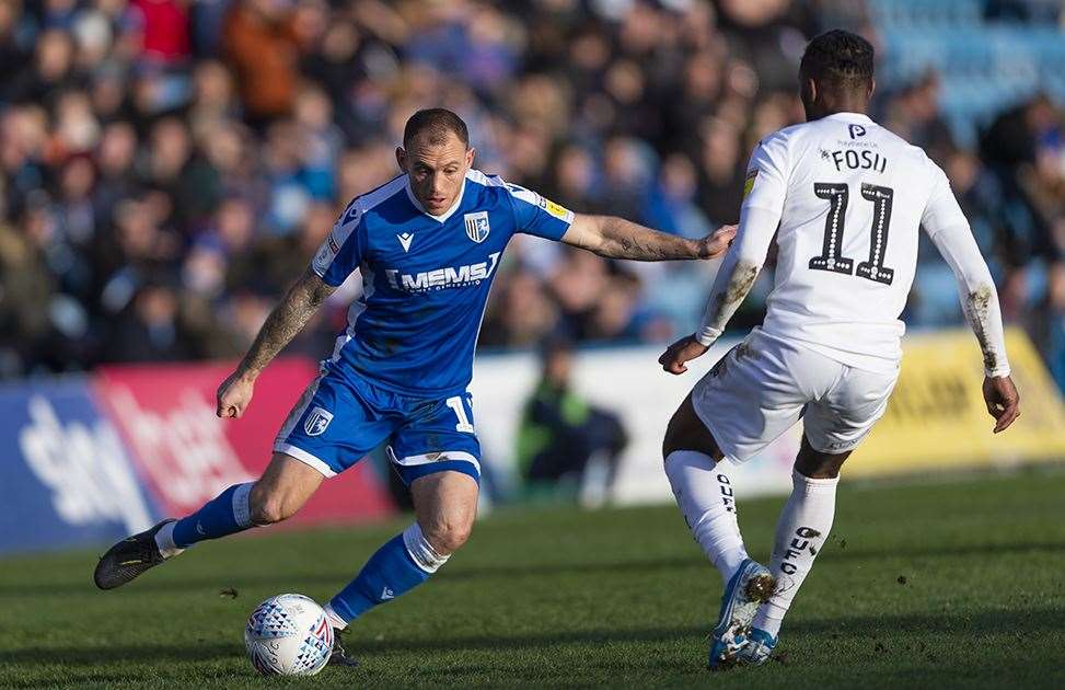 Barry Fuller goes forward for the Gills Picture: Ady Kerry (27054156)