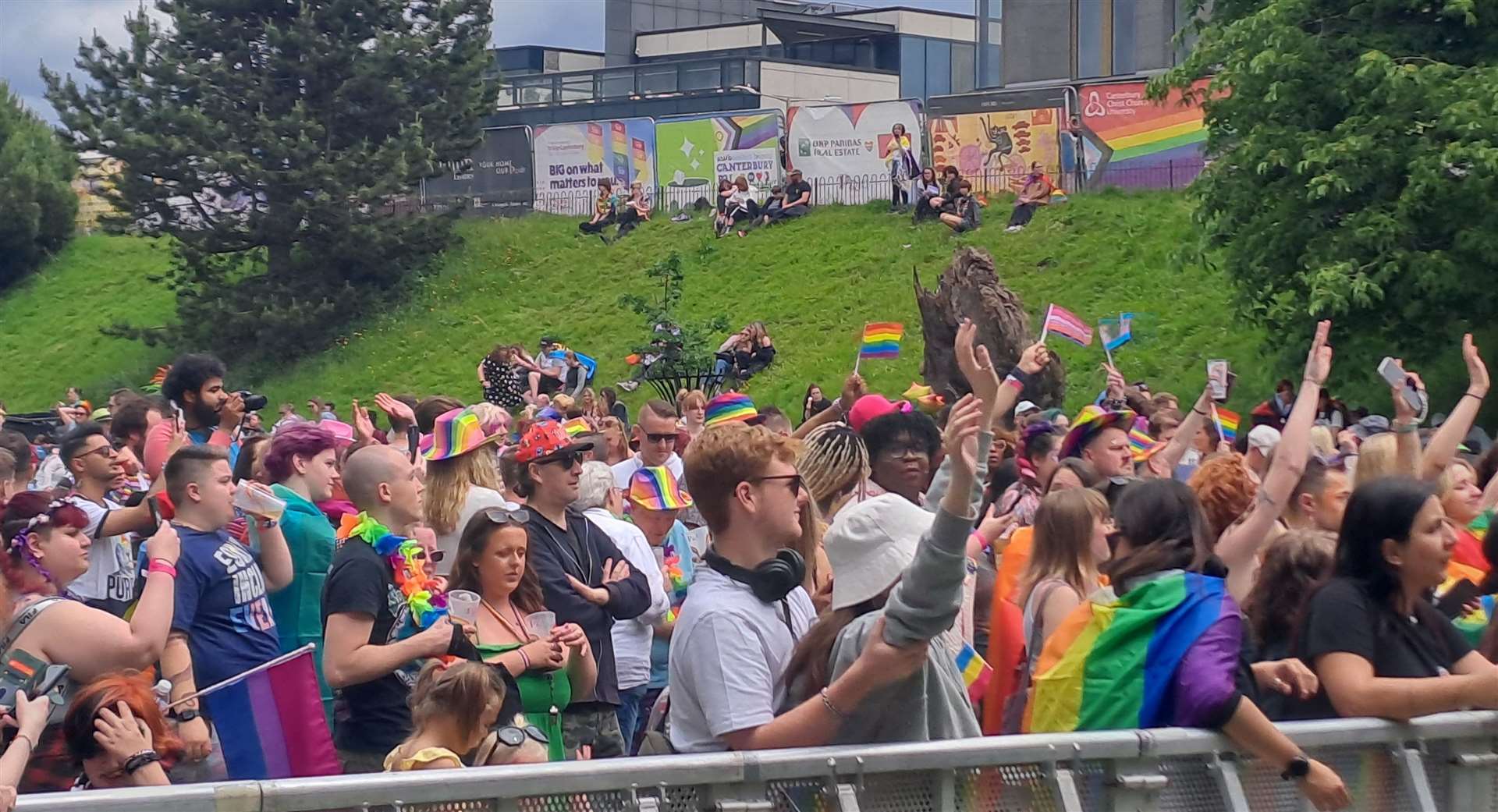 Canterbury Pride festival is underway in Dane John Gardens