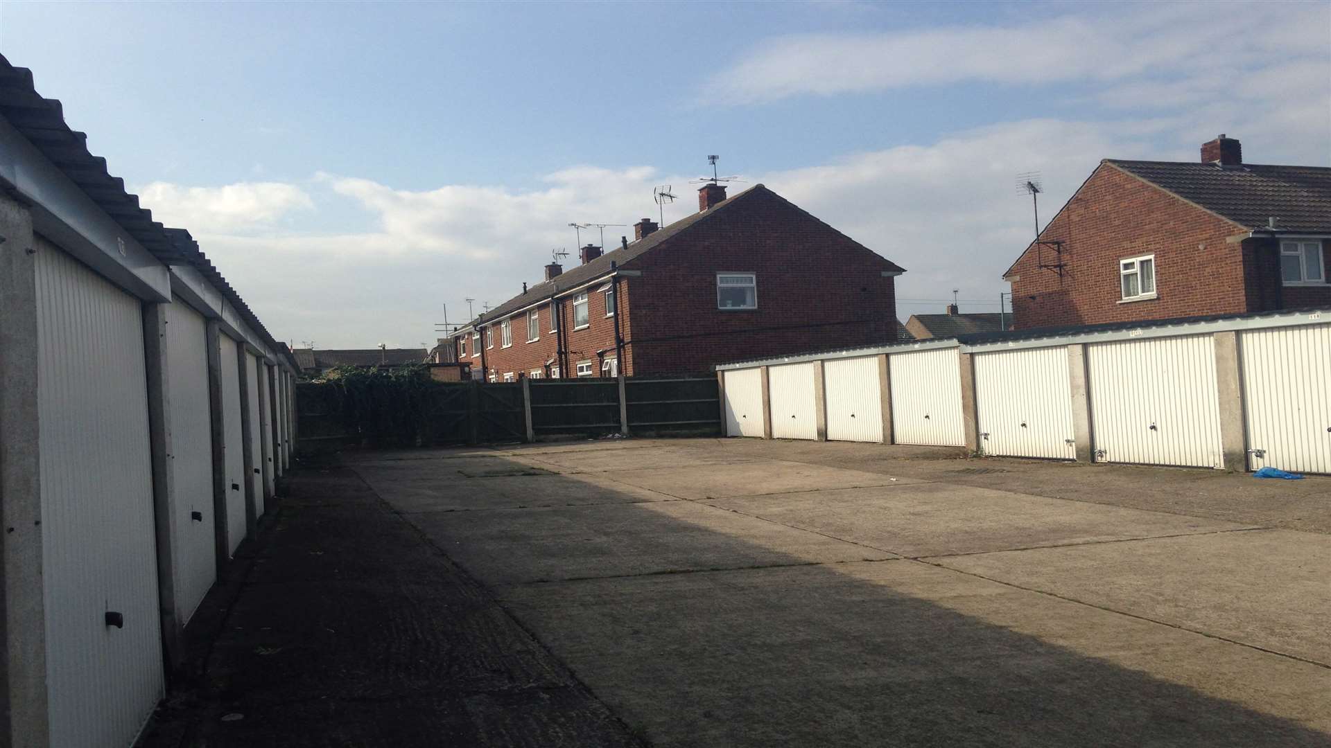 The garages where the couple were found