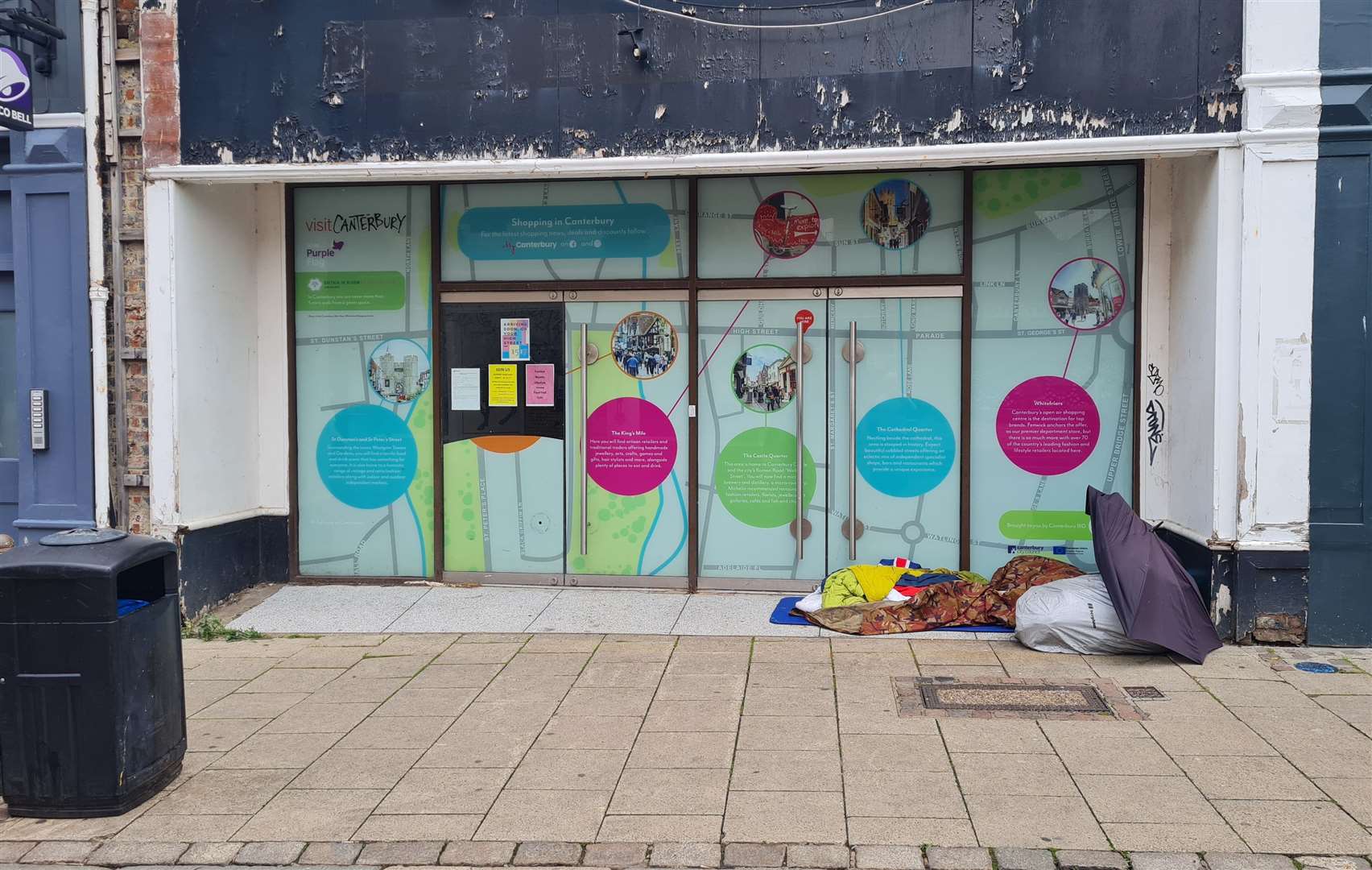 How the former Debenhams store in Canterbury looks today