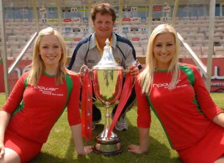 Rob Key will be hoping to get his hands on the Twenty20 Cup again this summer. Picture: Barry Goodwin