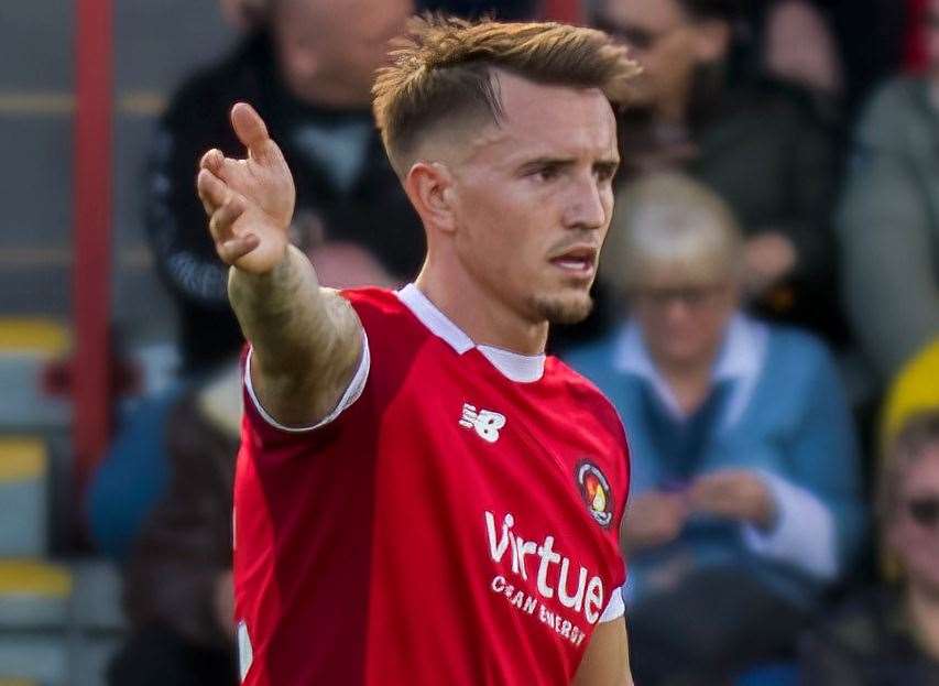 Ebbsfleet midfielder Ben Chapman. Picture: Ed Miller/EUFC