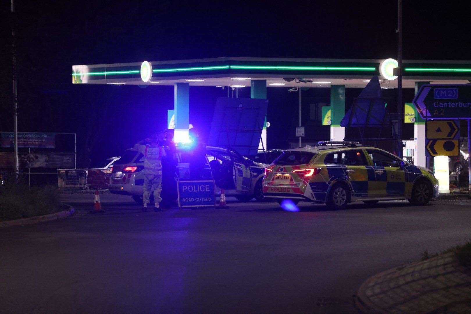 The motorcyclist, a man in his 30s, sadly died at the scene. Picture: UKNIP