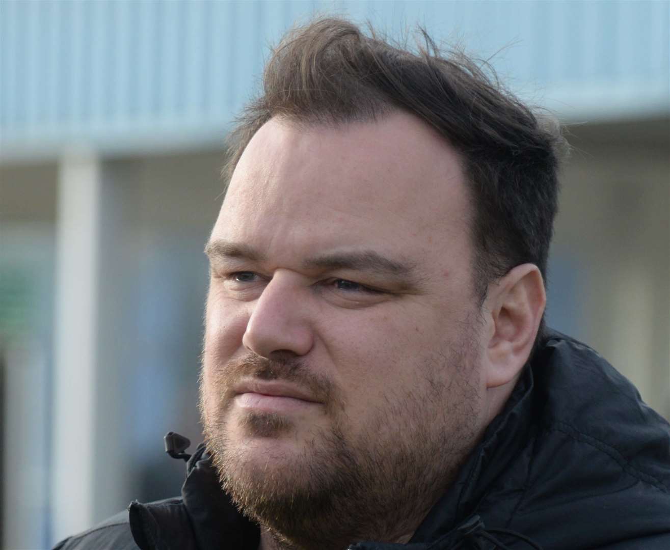 Herne Bay manager Ben Smith. Picture: Chris Davey