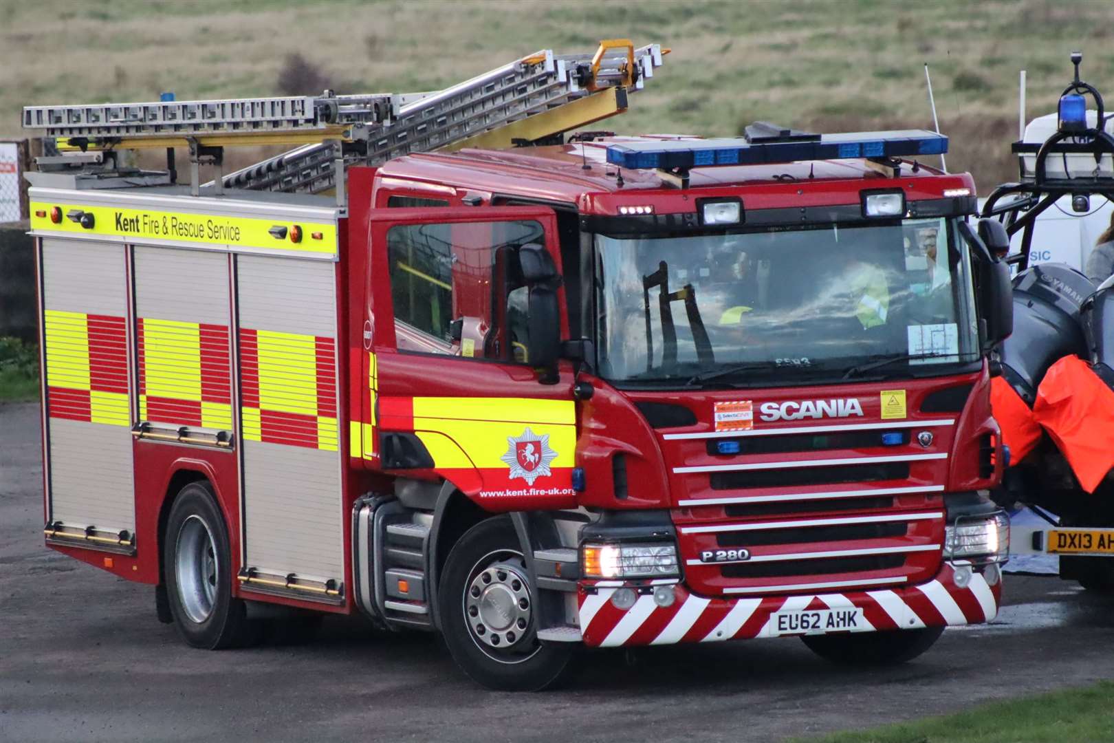 Fire crews were called yesterday evening. Library Picture: John Nurden