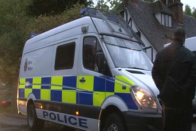 Officers raided the cottage of Darrell and Jackie Houghton at dawn. Picture: BBC South East