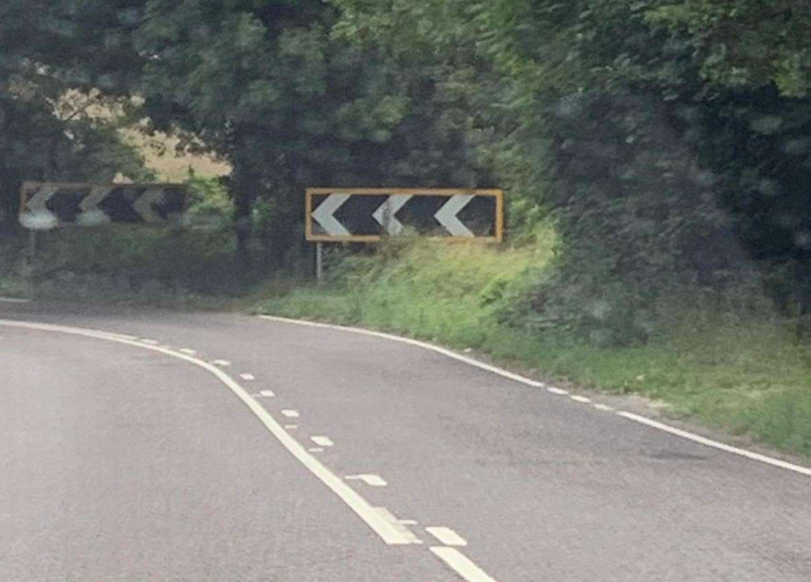 The biker's family fear it is a very sharp bend