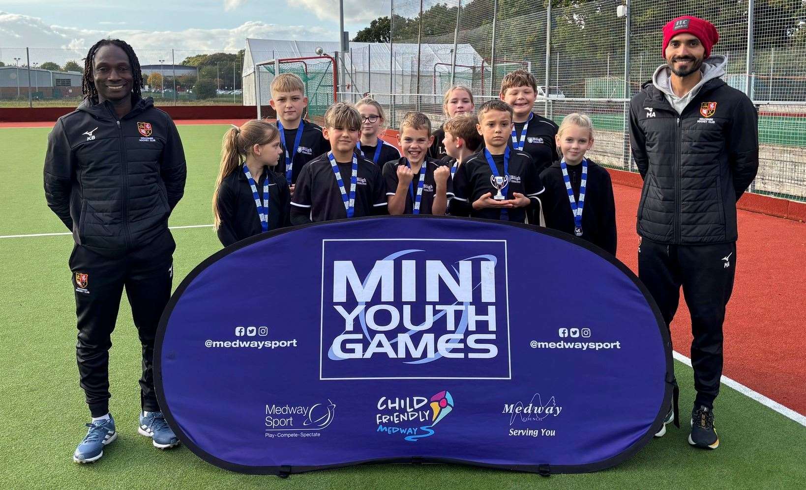 Bligh Bears were third in the Medway Mini Youth Games Hockey Cup and Plate