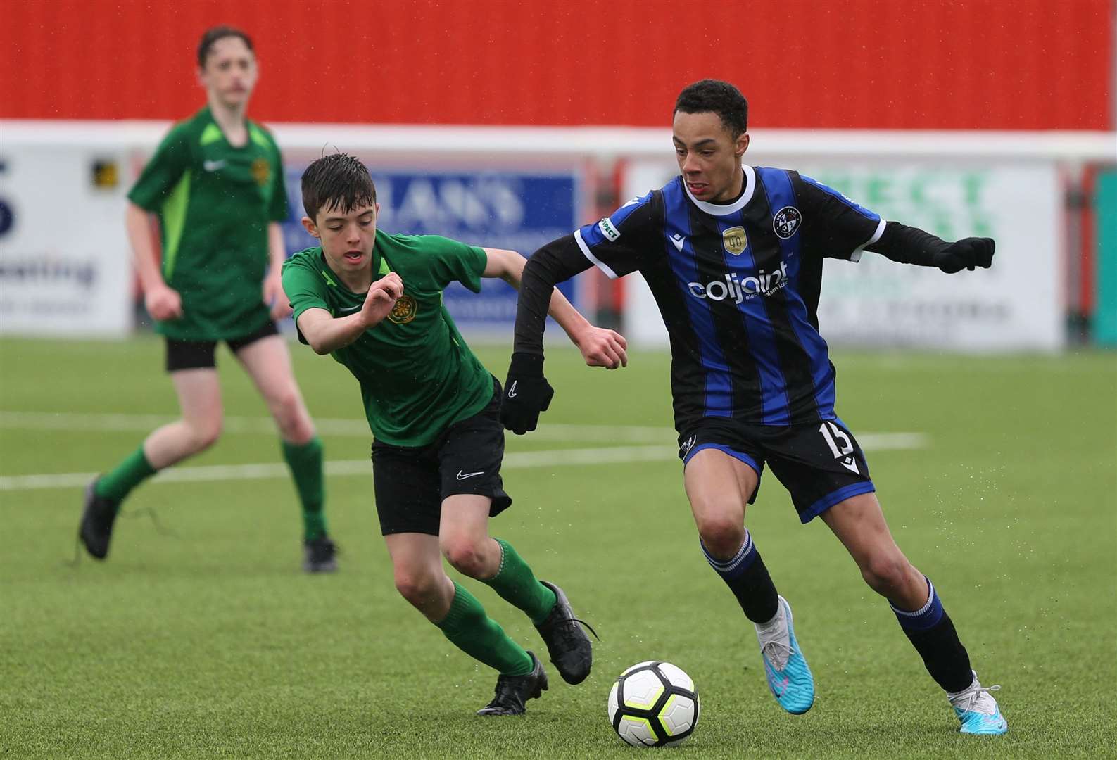 Action from the Kent Merit Under-13 Boys Cup Final between Long Lane and Sevenoaks Town. Picture: PSP Images