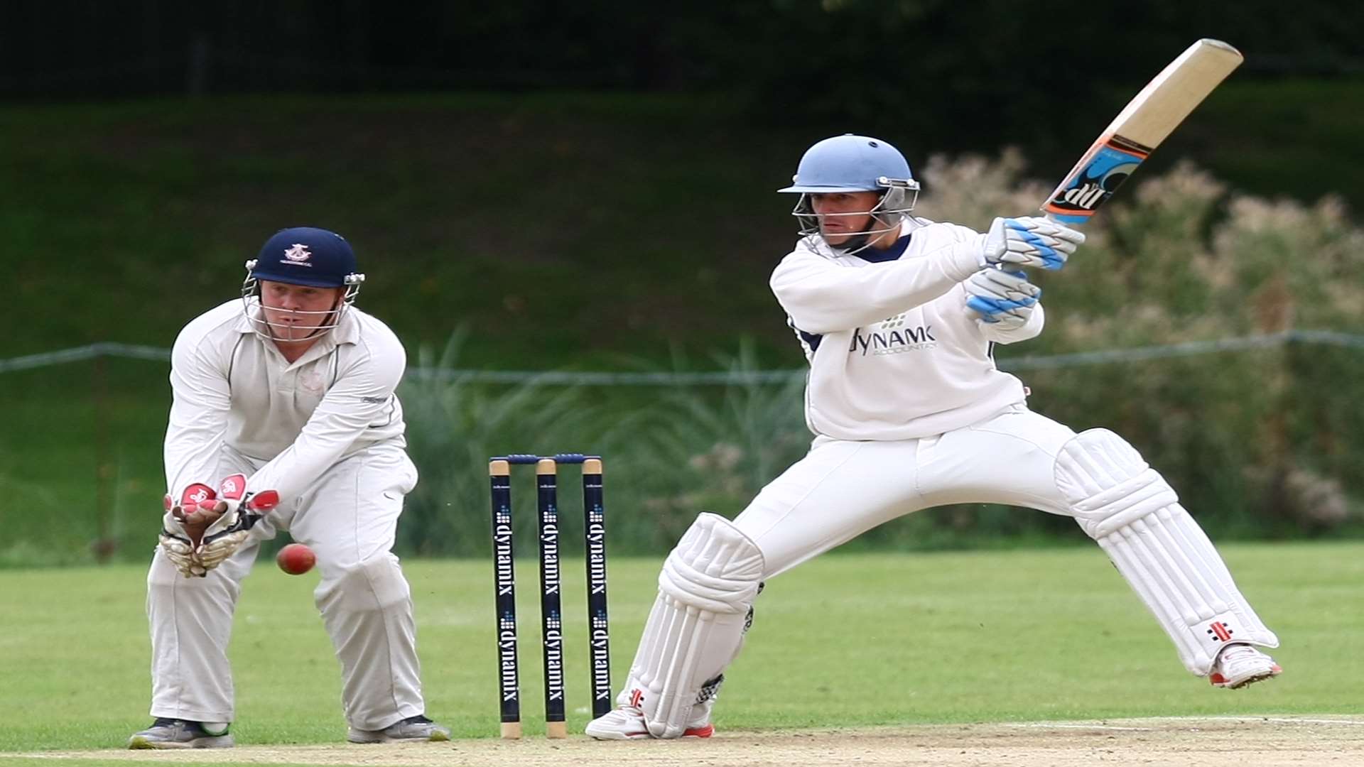 Jacobus Maritz in action for Sandwich against Folkestone on Saturday Picture: Matt Bristow