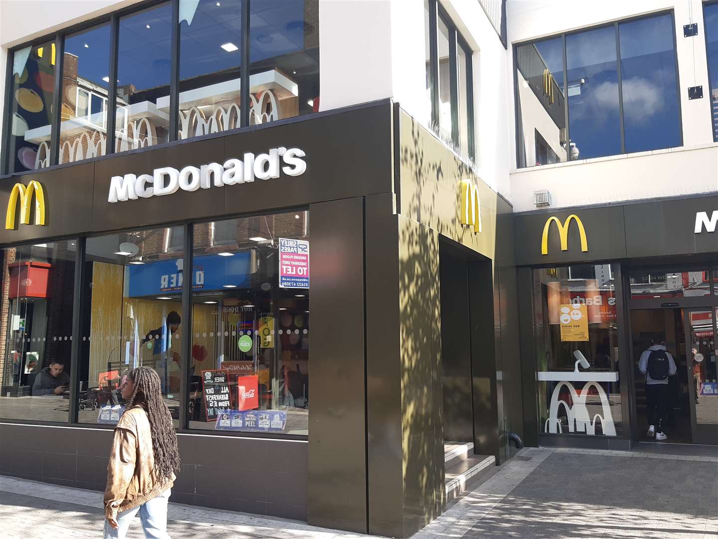 The McDonald's branch in Week Street, Maidstone. Stock image