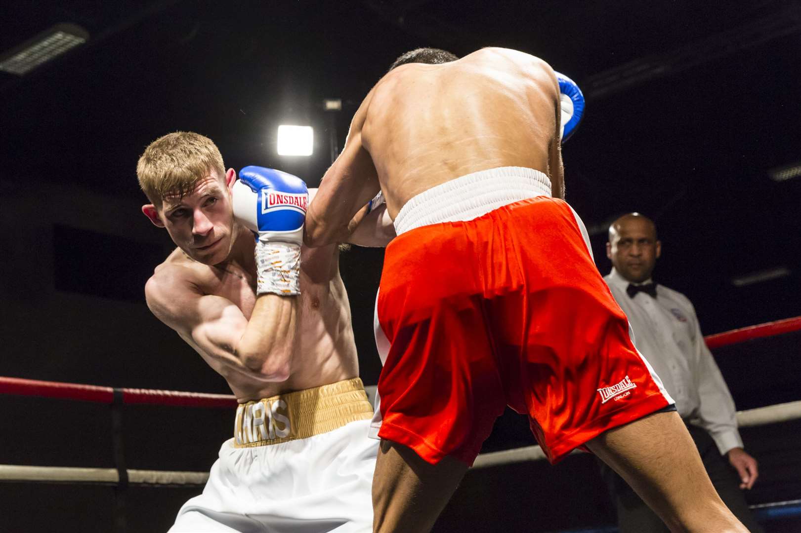 Chris Matthews, left, was due to fight for the Southern Area title on Saturday night Picture: Countrywide Photographic
