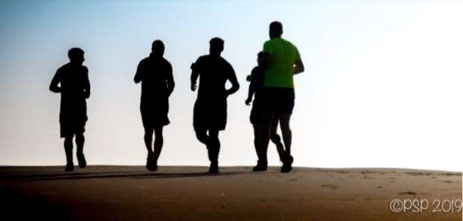 The 5k course on the Goodwin Sands is underwater most of the time Picture: PSP and Rat Race Adventure Sports (12490090)