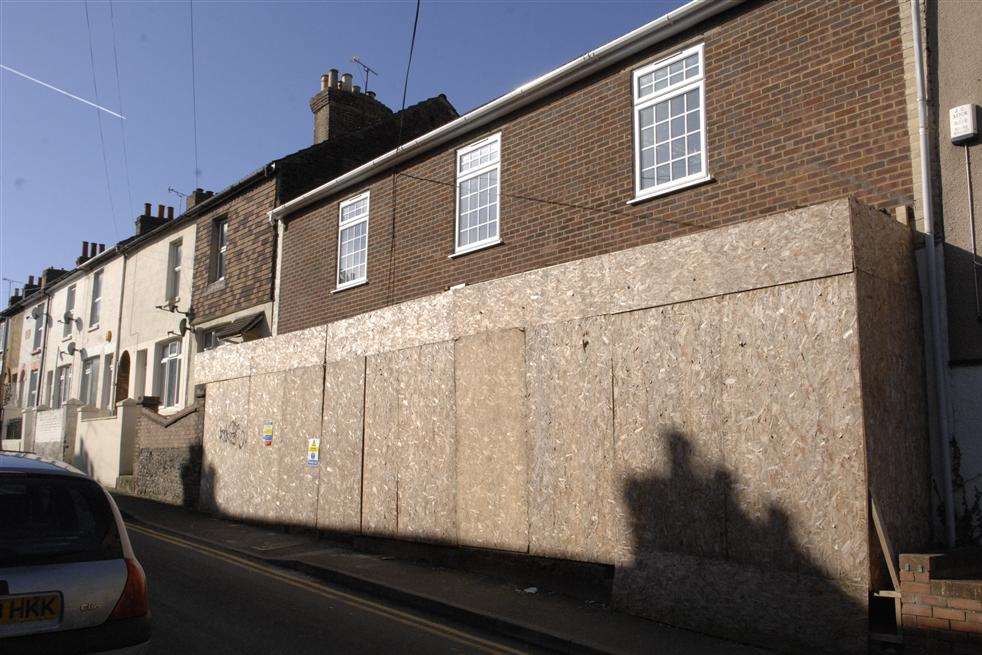 The former kitchen showroom at 2-4 William Street, Sittingbourne, which is to be converted into flats