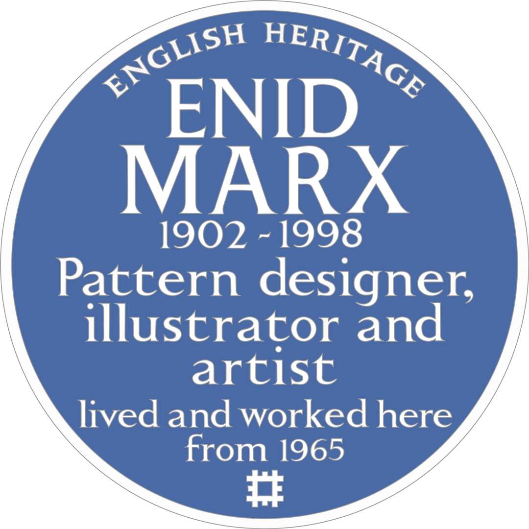 Blue plaque for Enid Marx (English Heritage/PA)