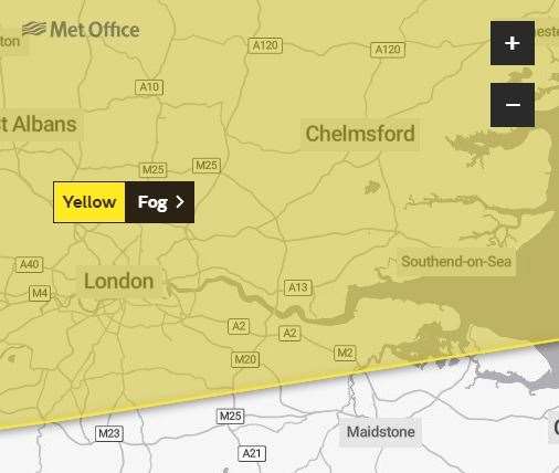 Met Office weather map. Picture: Met Office