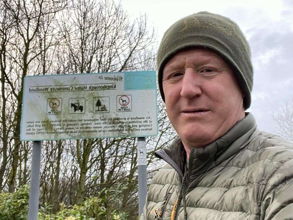 Dave Green approached Swale Council after noticing the eyesore. Picture: Dave Green