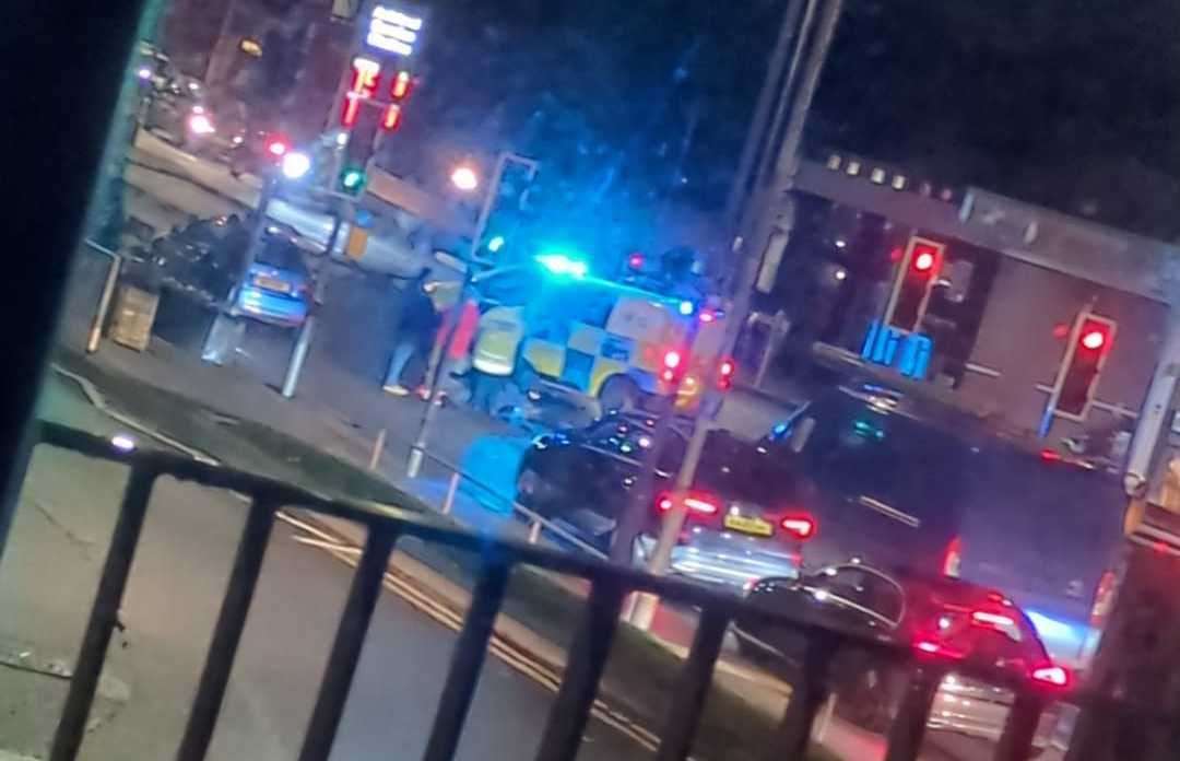 A person has been hit by a car in Ashford