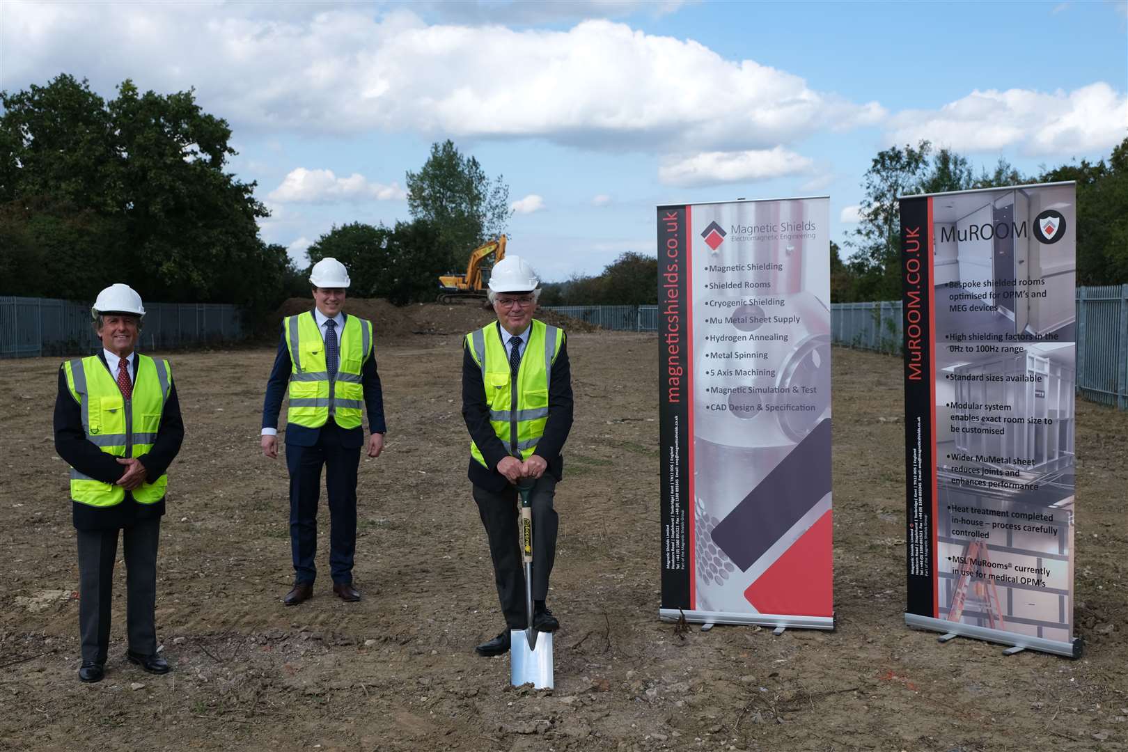 From left to right: director Mick Eastland, managing director David Woolger and company chairman Colin Woolger