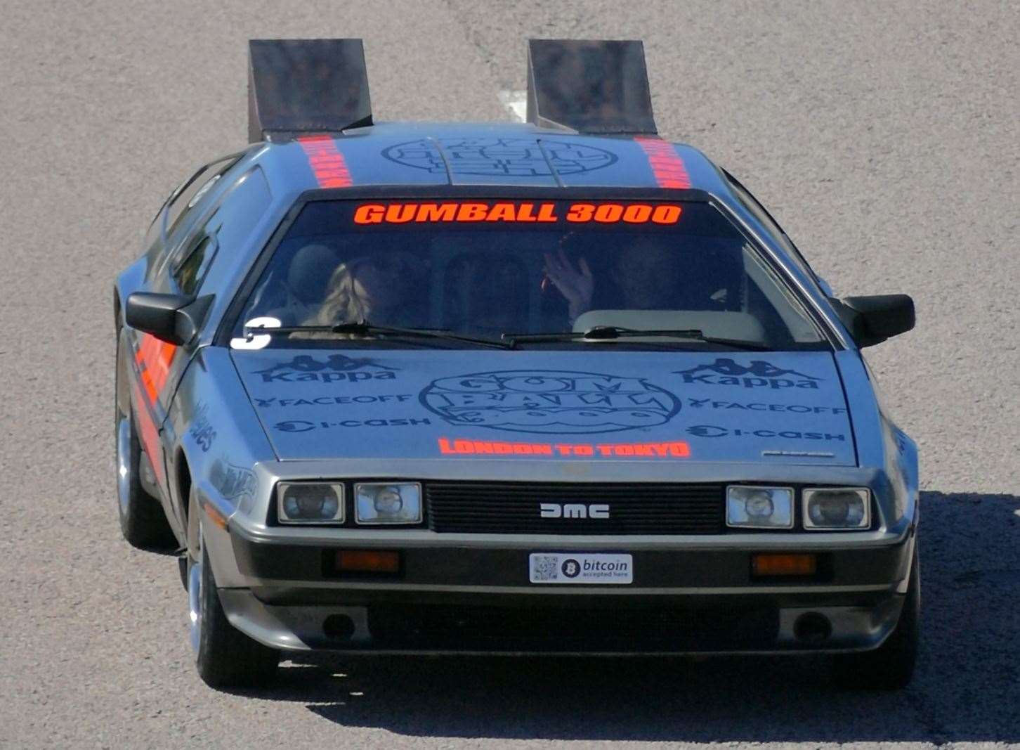 Back to the Future: A brace of DeLoreans took part in 2018. Picture: Andy Clark