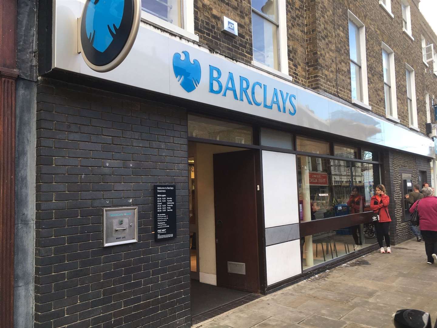 Barclays branch in Sheerness Broadway