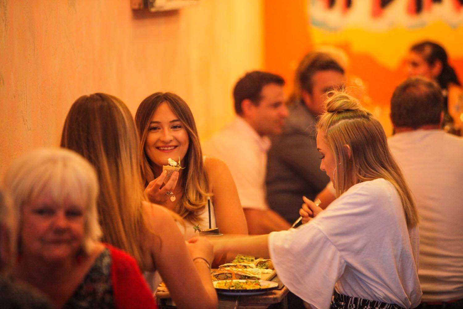 Inside the new restaurant. Picture: Martin Smith (2694950)