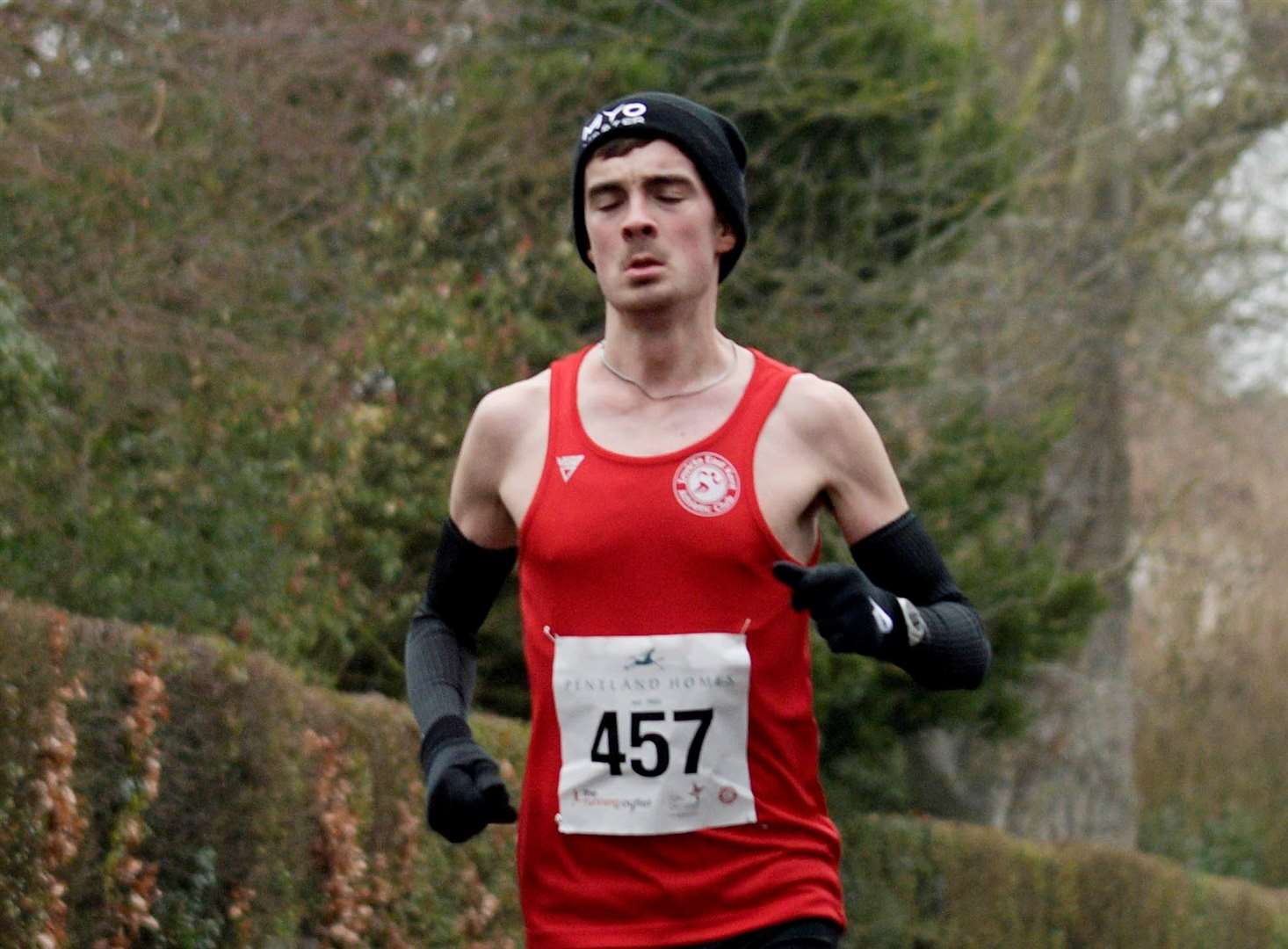 Cole Gibbens has won the Canterbury 10-Mile the last two years. Picture: Barry Goodwin