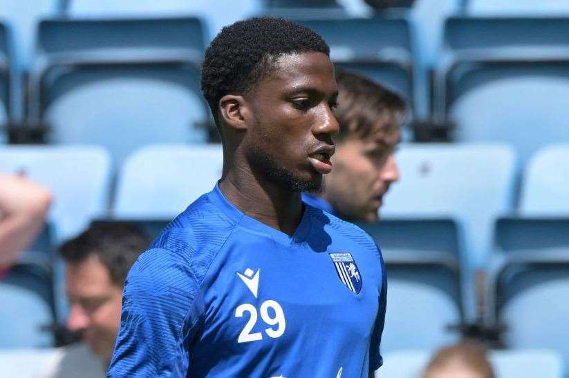 Joe Gbode – scored while on loan at Aveley. Picture: Keith Gillard