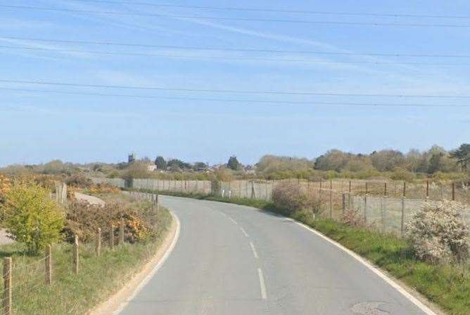 Emergency services were called to Jury’s Gap Road, between Lydd and Camber Sands, this afternoon after a serious crash. Picture: Google