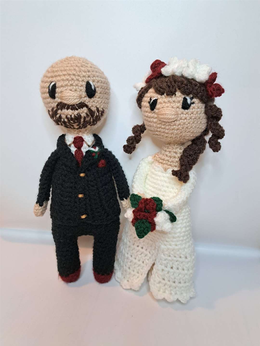 Bride and groom commission (Yorkshire Knitter/PA)