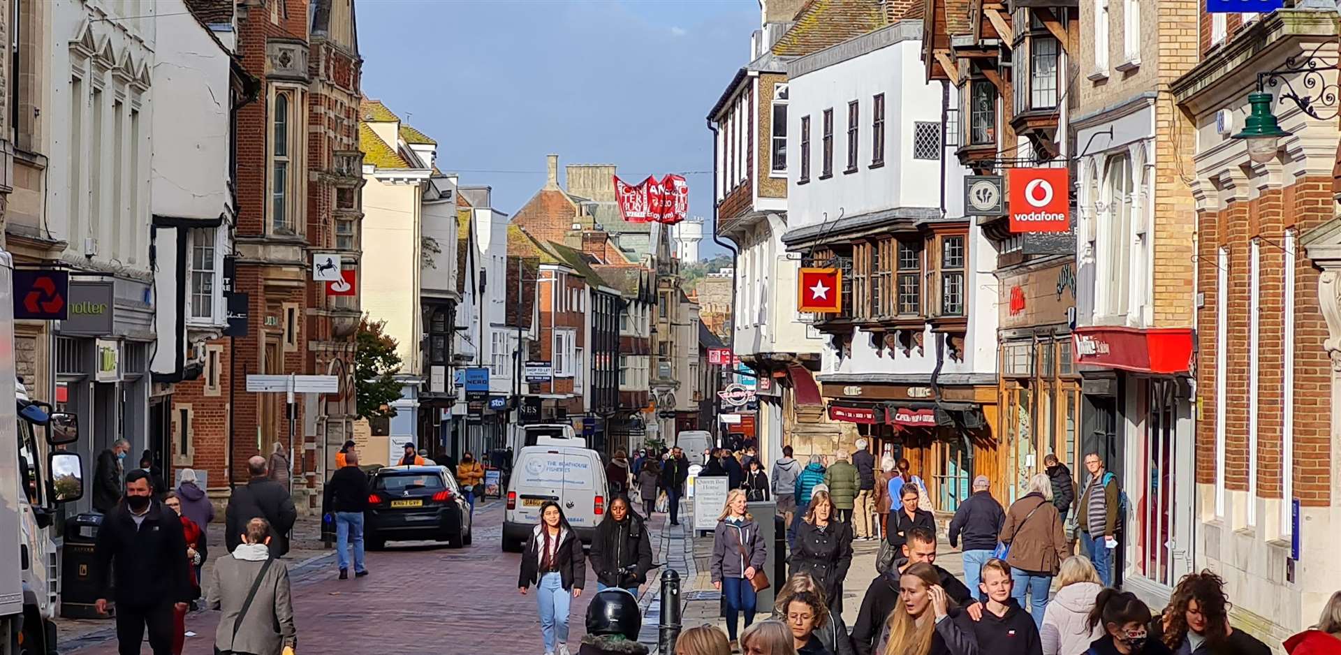 Police were called to Canterbury High Street after Esmatullah Sharfi was spotted with what looked like a real gun