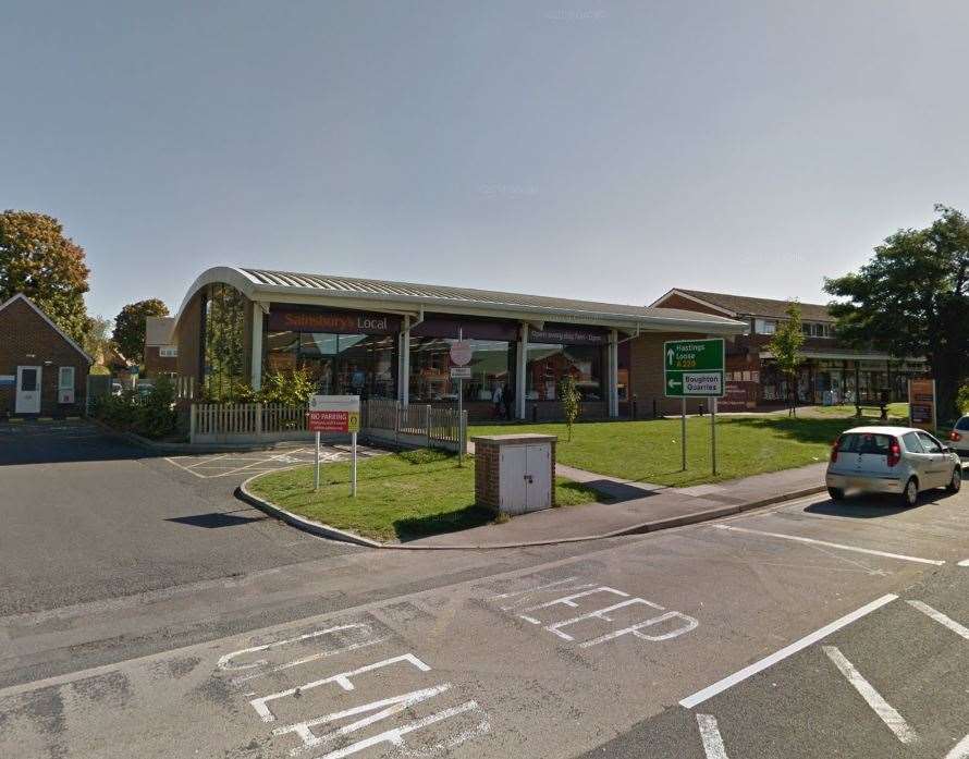 Sainsbury's staff in Loose reported being threatened with a knife