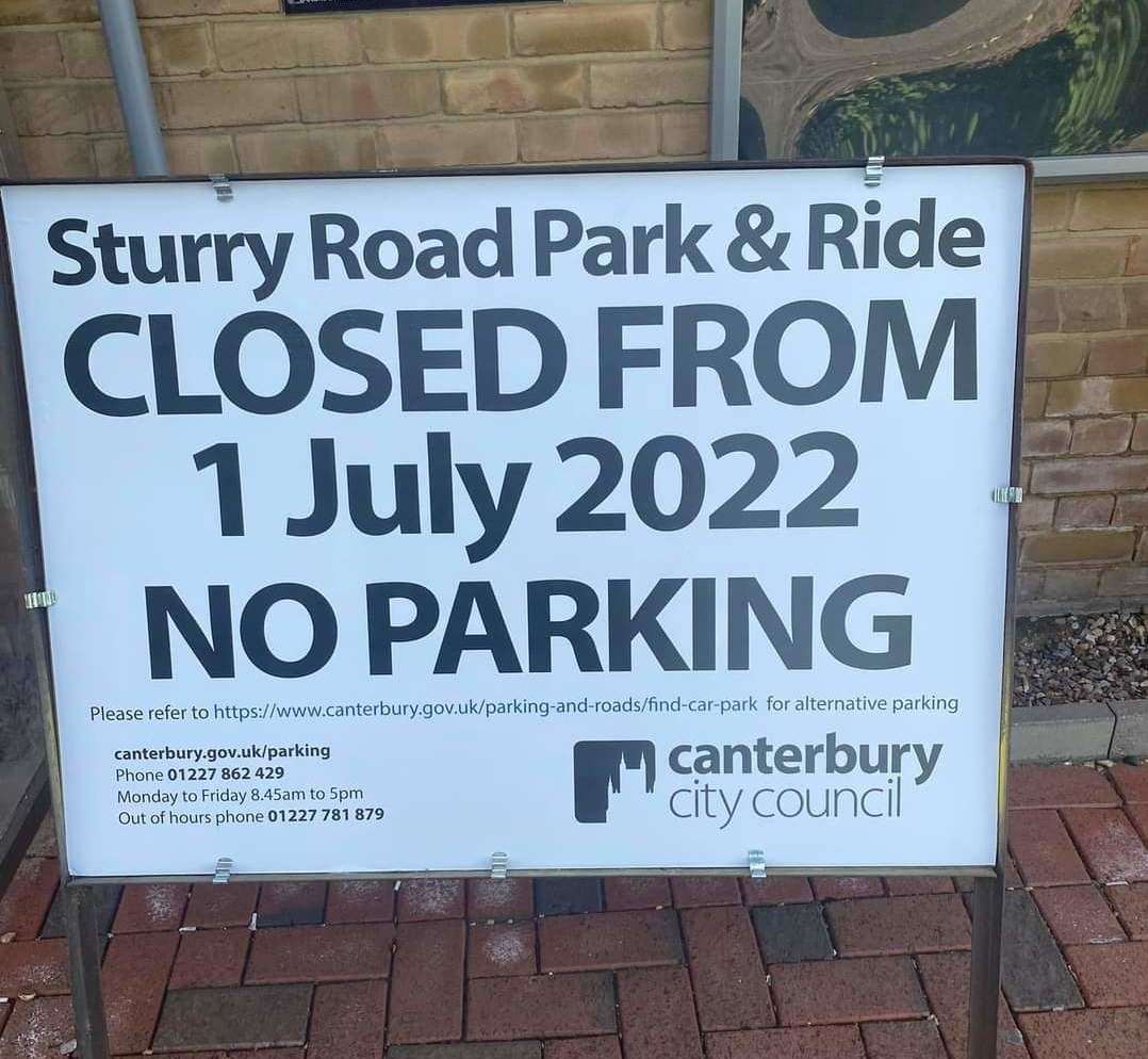 Sturry Road park and ride in Canterbury to close from July 1