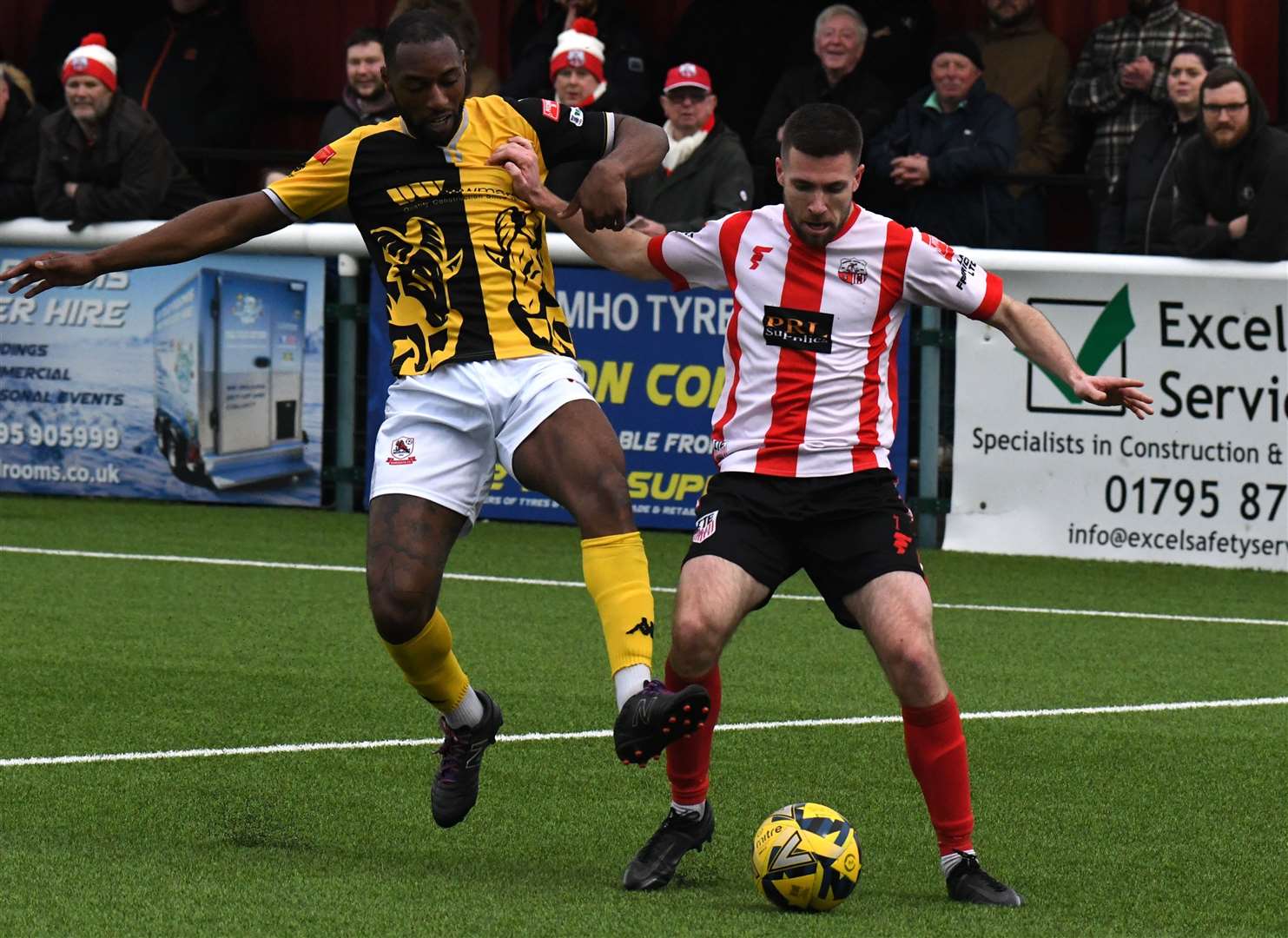 Action from Ramsgate's trip to Holm Park. Picture: Marc Richards