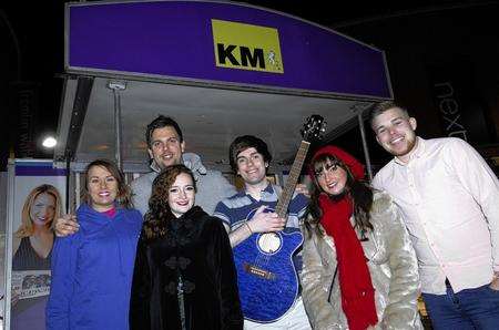 Kmfm Breakfast Show presenters Rob &amp; Emma bring fresh, local bands to Fremlin Walk for a student discount night at the stores. Fremlin Walk, Week Street, Maidstone