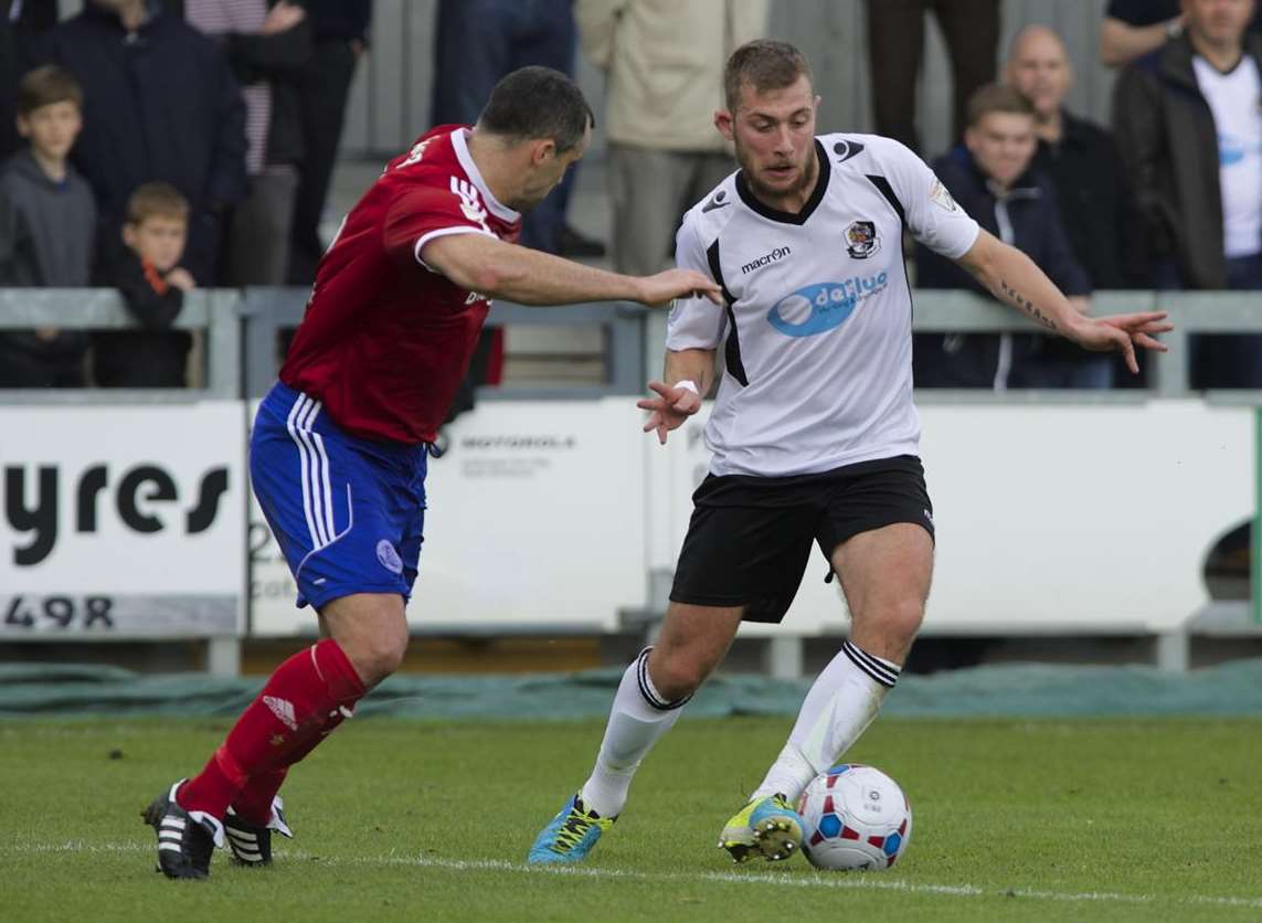 Dartford winger Ryan Hayes Picture: Andy Payton