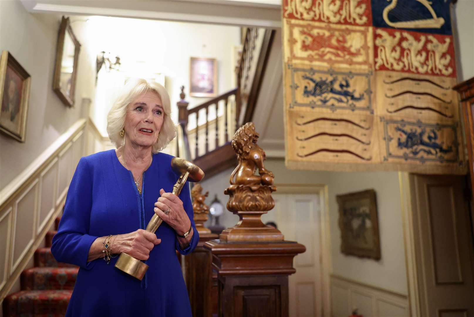 The Queen during a reception at Clarence House for the Booker Prize Foundation in November 2023 (Chris Jackson/PA)