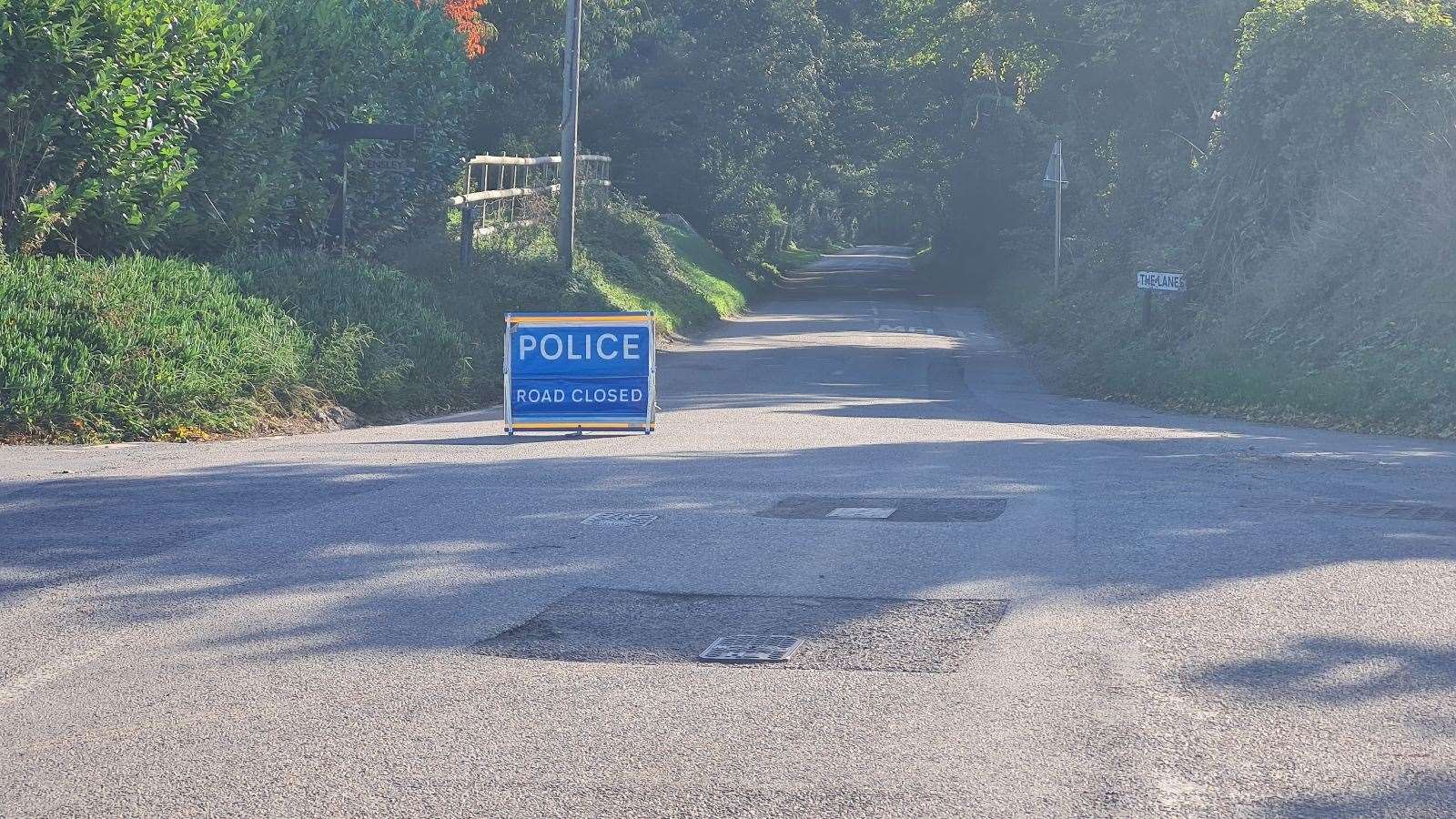 Police have closed the road