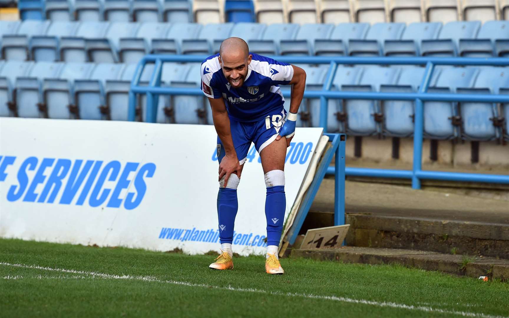 Nursing an injury towards the end of Saturday's game Picture: Keith Gillard (43328238)