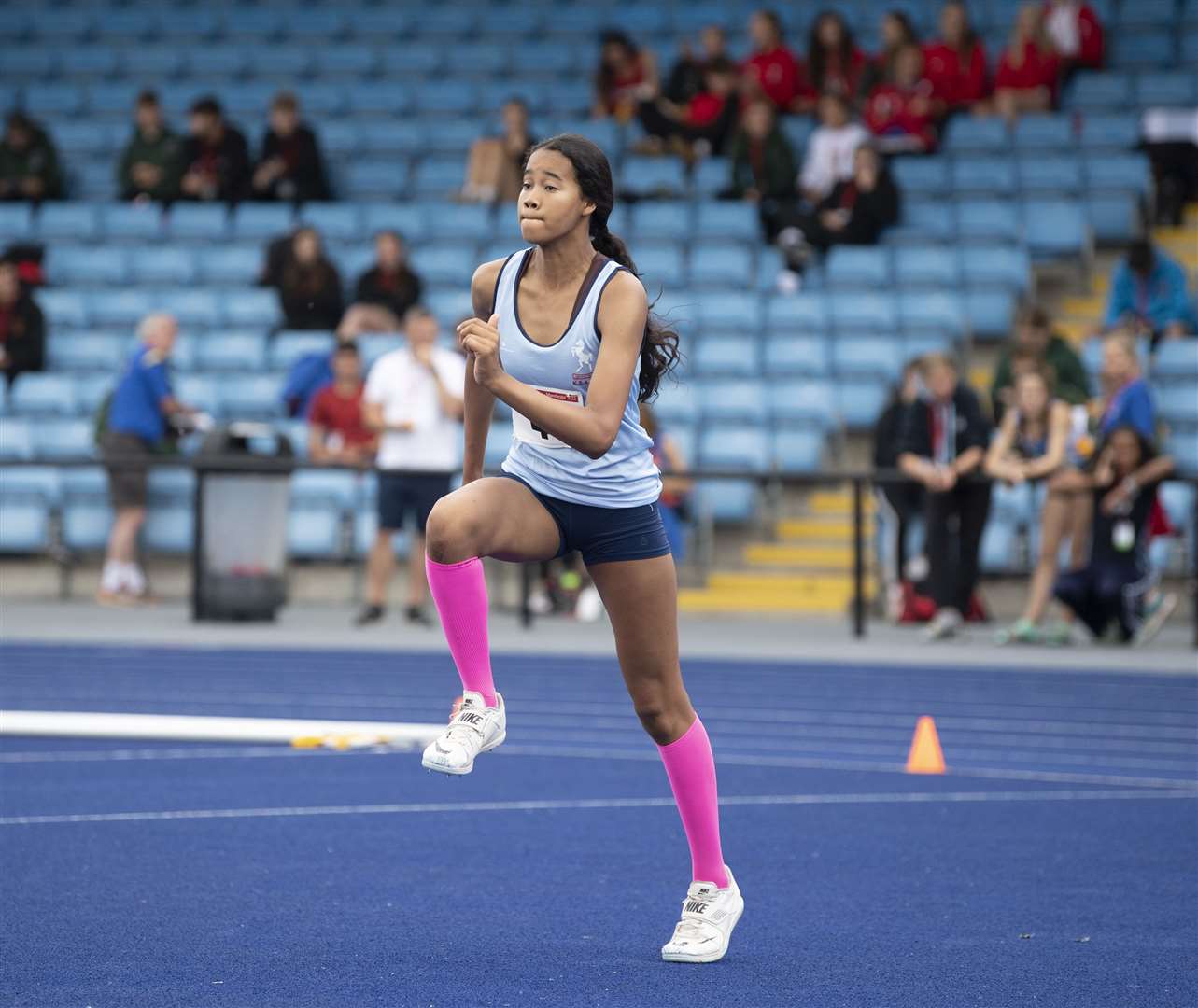 Qi'-Chi Ukpai triumphed in Manchester with a new personal best Picture: Gary Mitchell