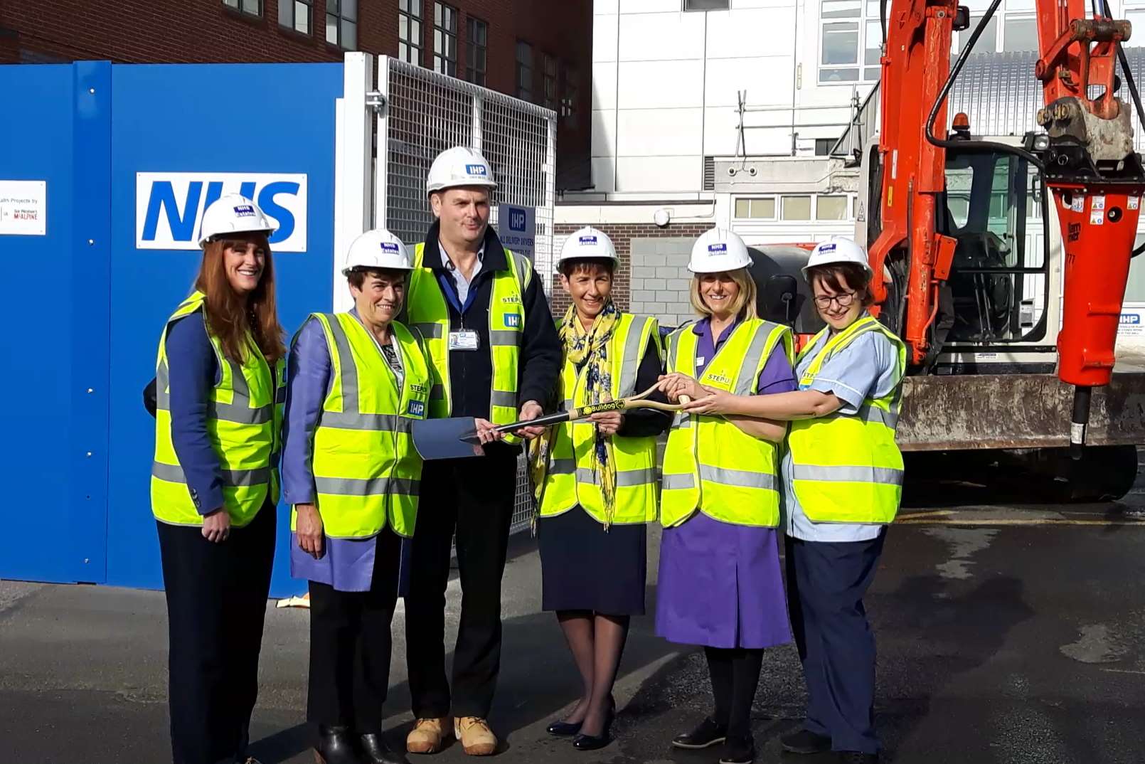 Work has started on the new majors department at Medway Maritime Hospital