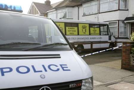 Police have sealed off the house in Parkside Avenue