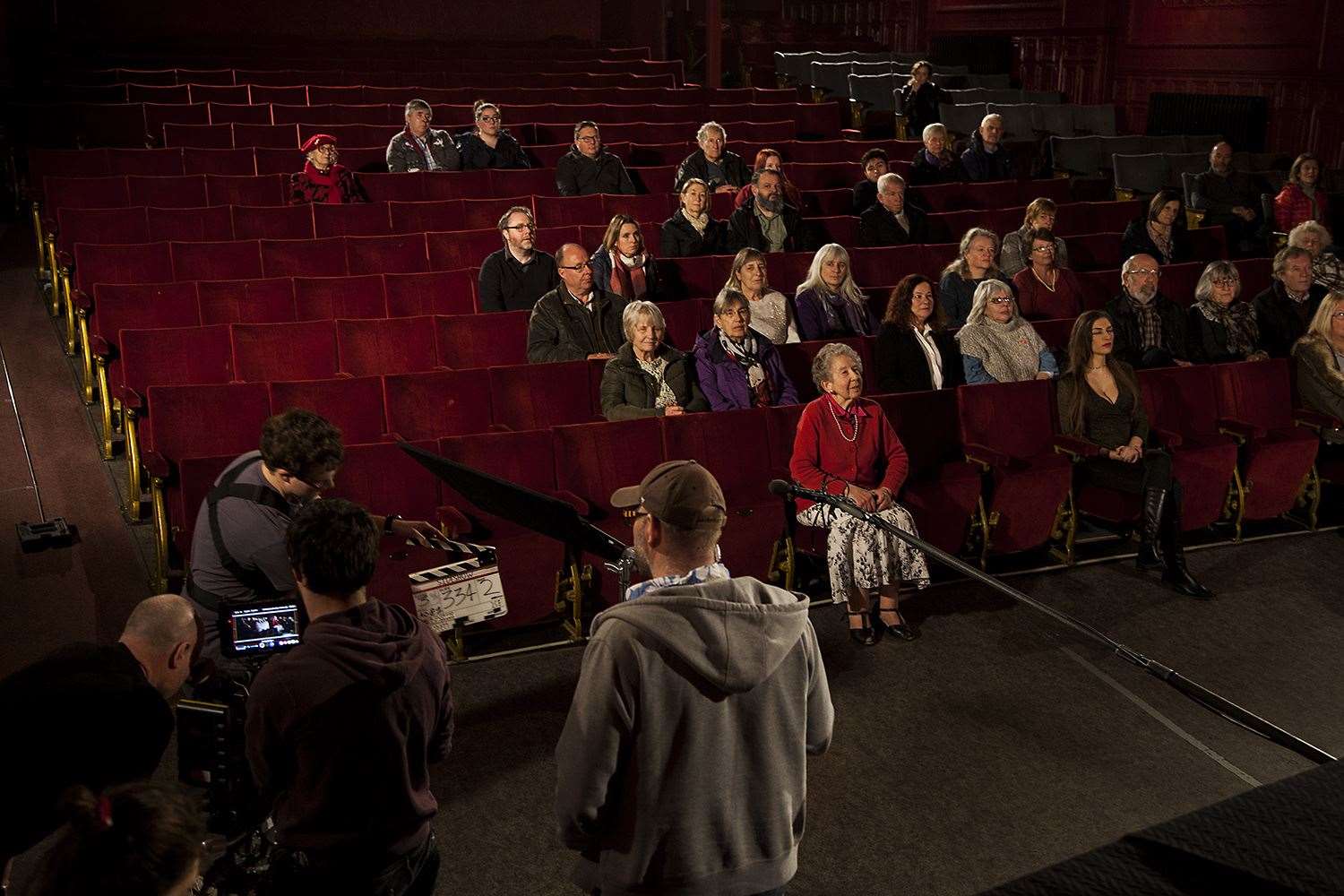 Behind the scenes of Sideshow. Picture: Stephen Brand