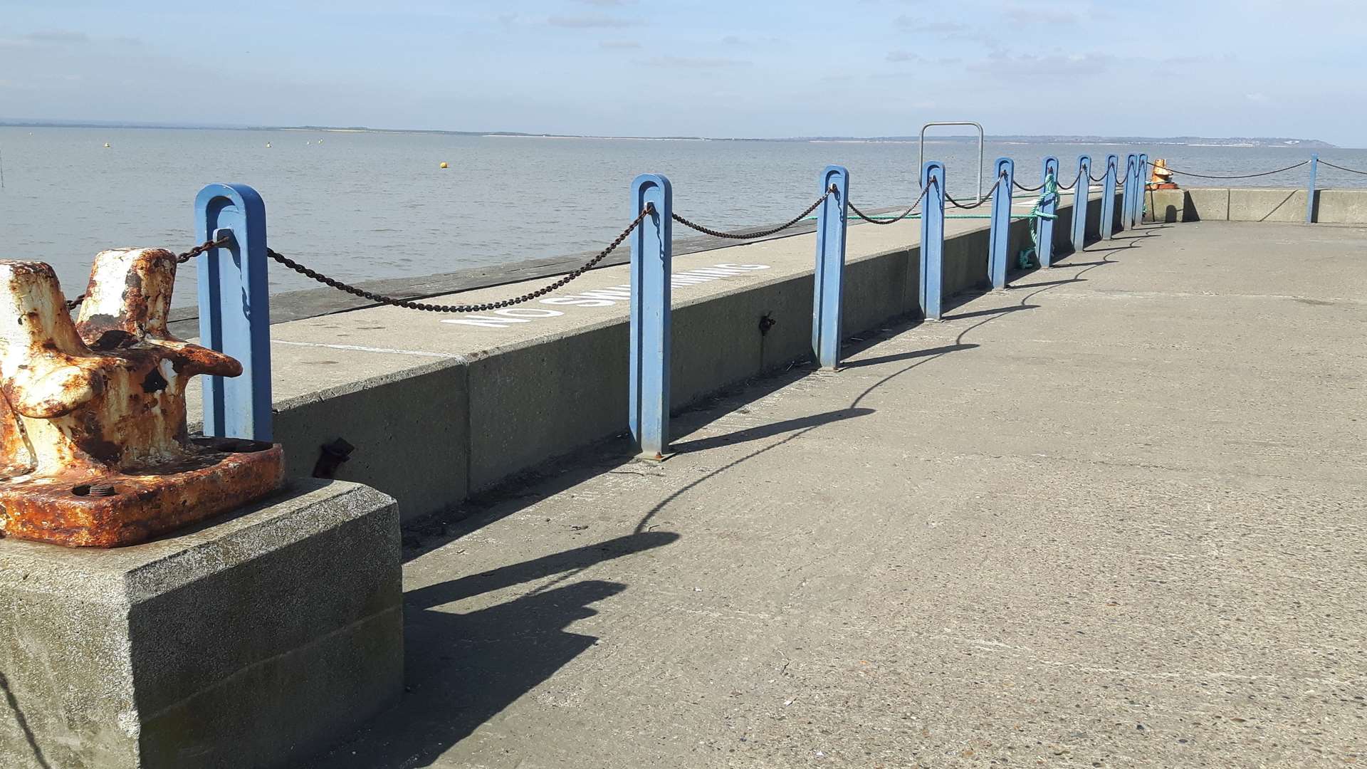Police will patrol the quay at Whitstable.