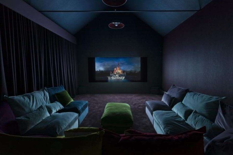 Oxney Court even has its own cinema room. Picture: Strutt & Parker